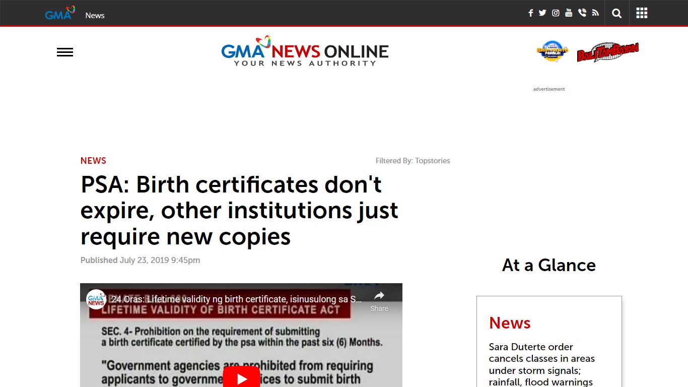 PSA: Birth certificates don't expire, other institutions just require ...